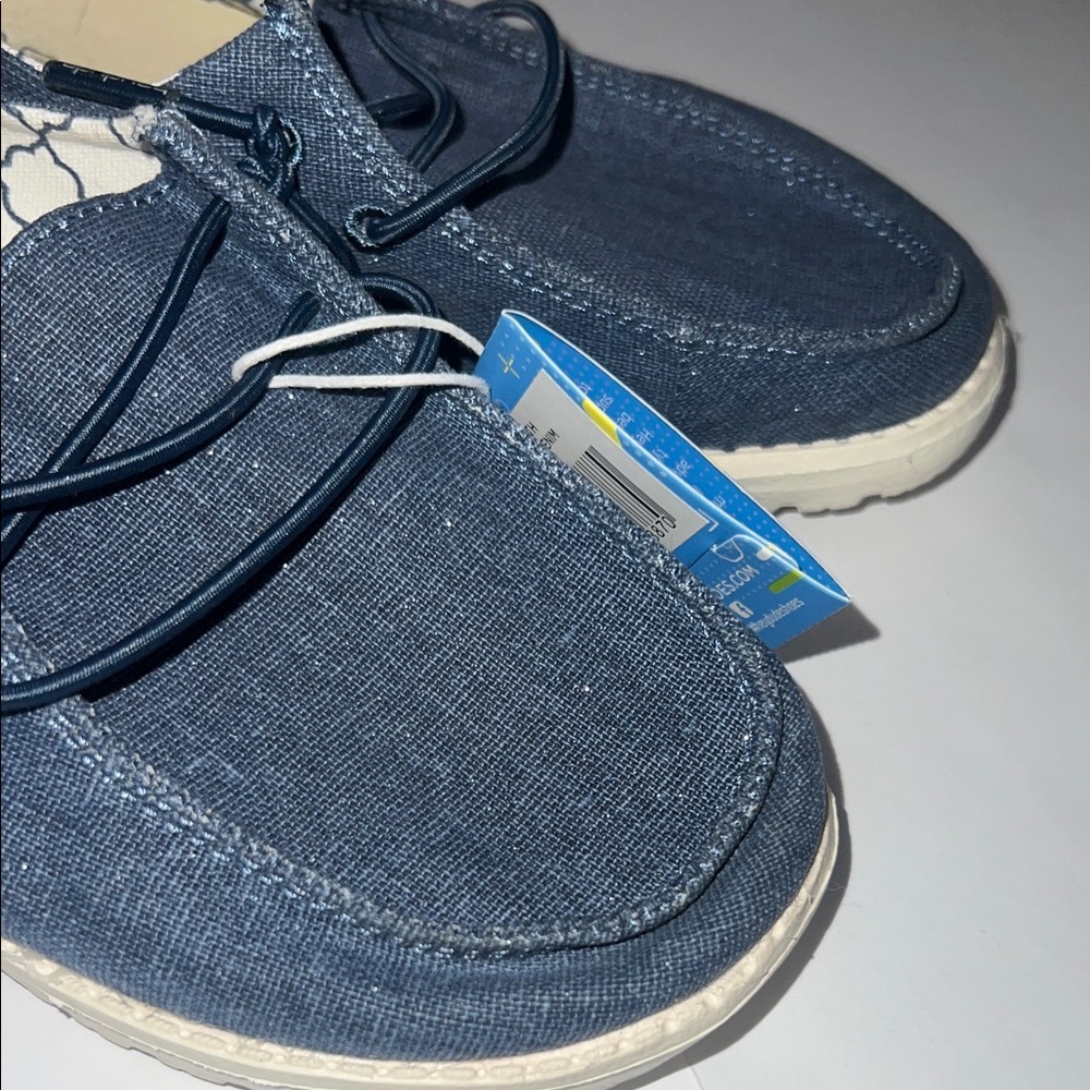 NWT Hey Dude Navy Blue Casual Slip-Ons size k13 - Picture 4 of 8